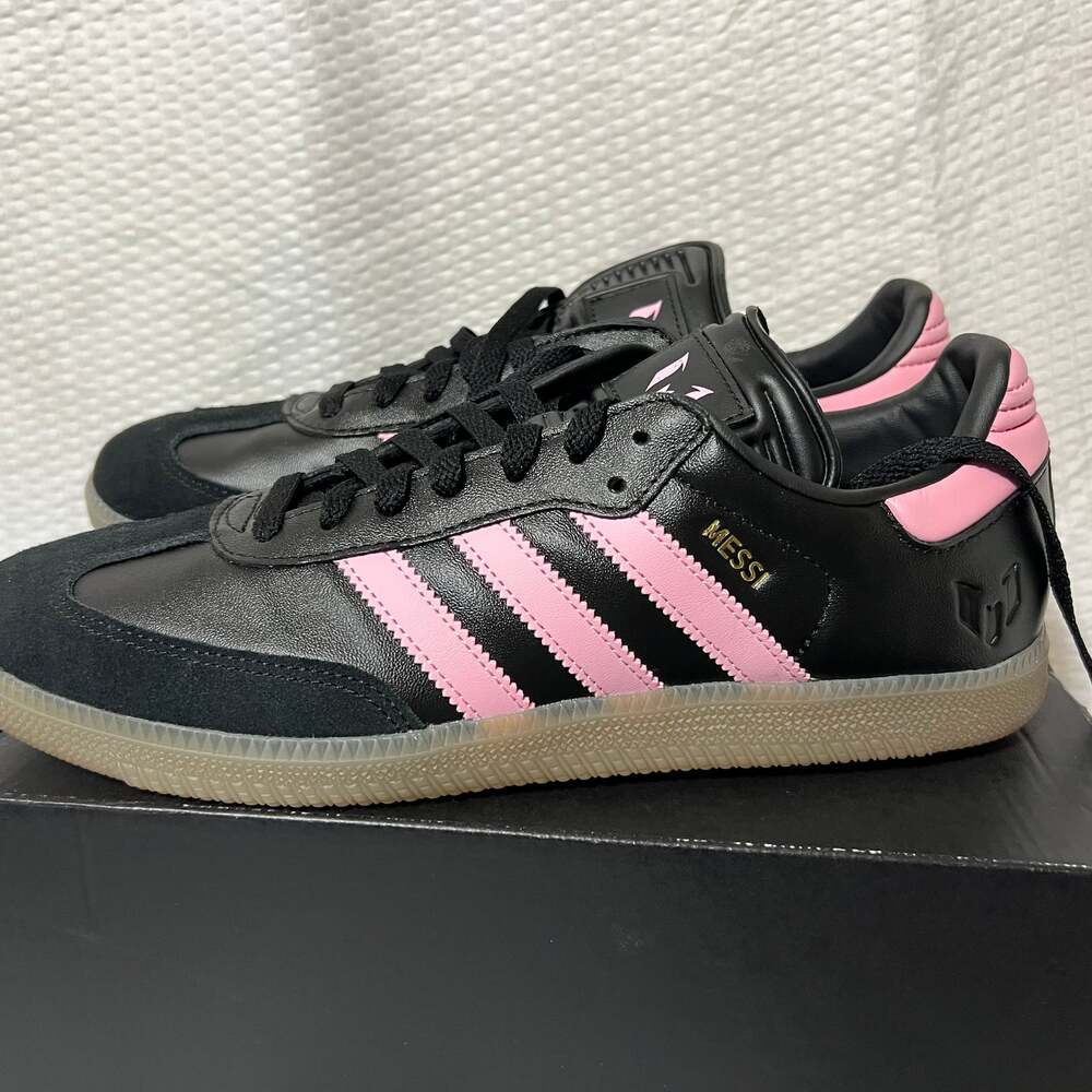 Adidas Samba Messi Inter Miami CF Black Pink Gum Shoes